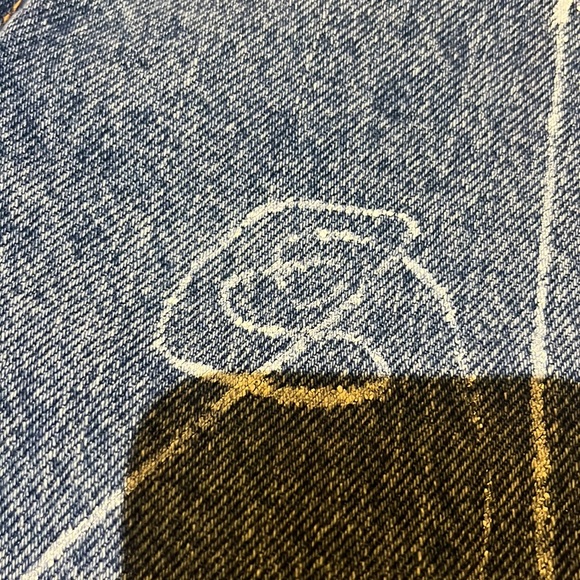 Levi’s W Hand Painted 550 Relaxed Fit Tapered Leg - Picture 3 of 6